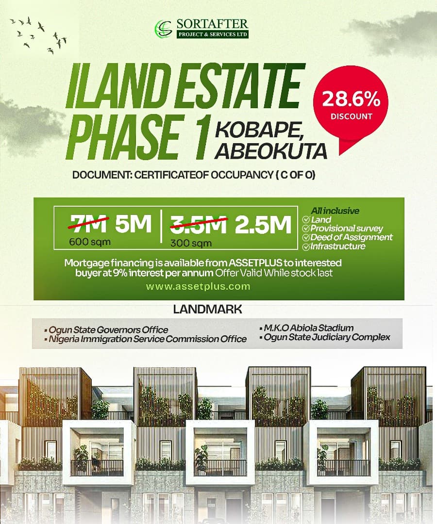 ILAND ESTATE PHASE 1,KOBAPE, ABEOKUTA